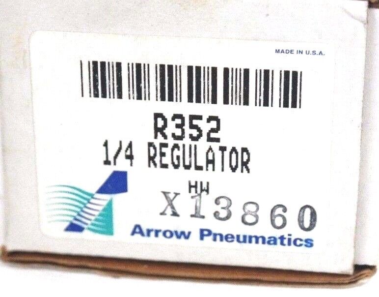 NIB ARROW PNEUMATICS R352 1/4 REGULATOR HW X13860