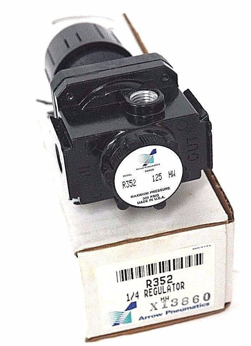 NIB ARROW PNEUMATICS R352 1/4 REGULATOR HW X13860