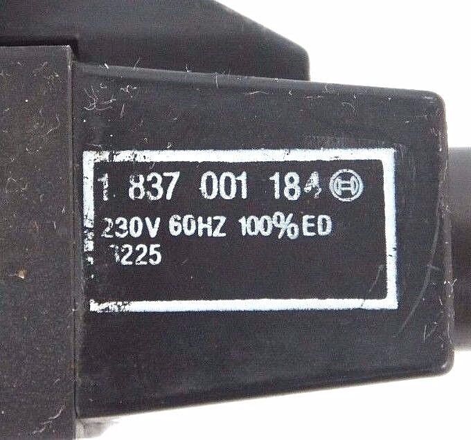 NEW BOSCH 081WV06P1V104KL230/60B0 HYDRAULIC TWIN SOLENOID VALVE 0 810 092 008