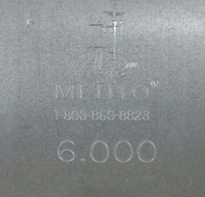 NEW METFLO 6.000 SEALING CLAMP COUPLING 6"