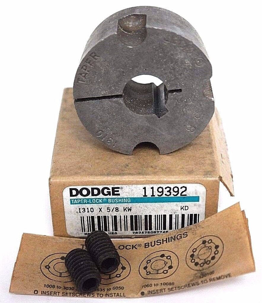 NIB DODGE 119392 TAPPER LOCK BUSHING 1310 X 5/8 KW
