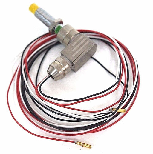 NEW TURCK NI8U-M12-AP6X-H1141 PROXIMITY SENSOR W/ WIRE & 90 DEG. HOUSING