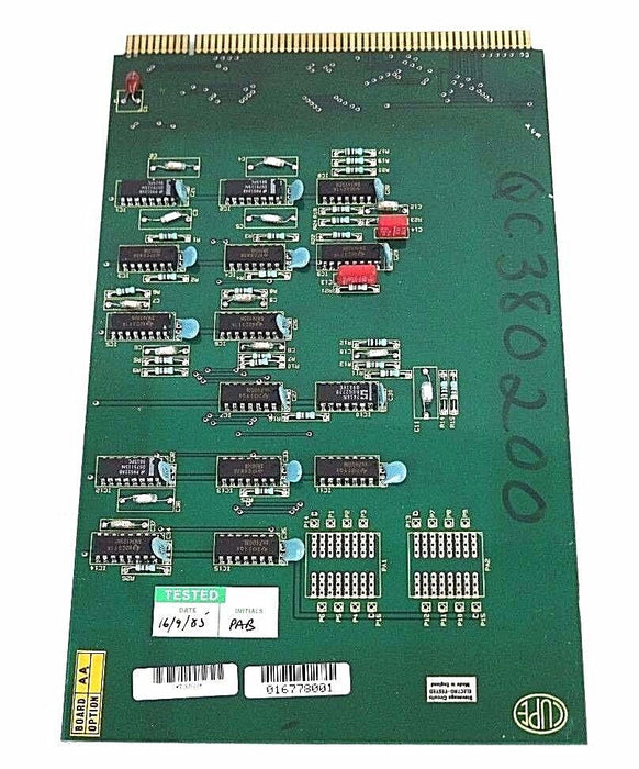 CUPE CUPROC EE00B3430A AUX. BOARD (REPAIRED)