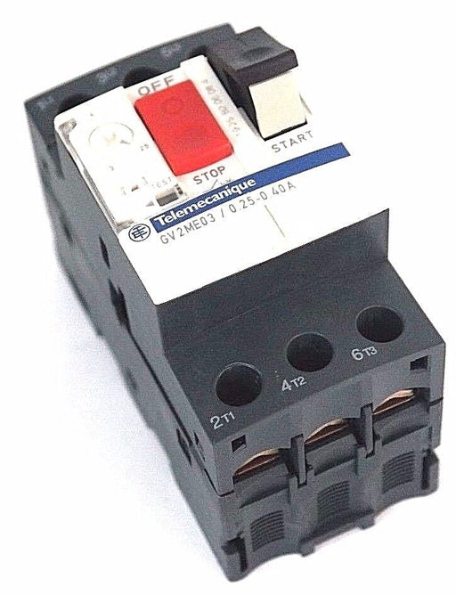 NEW TELEMECANIQUE GV2ME03 / 0.25-0.40A MOTOR CIRCUIT BREAKER