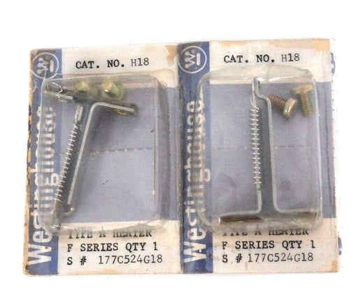 LOT OF 2 NEW WESTINGHOUSE 177C524G18 TYPE A HEATERS CAT. NO. H18