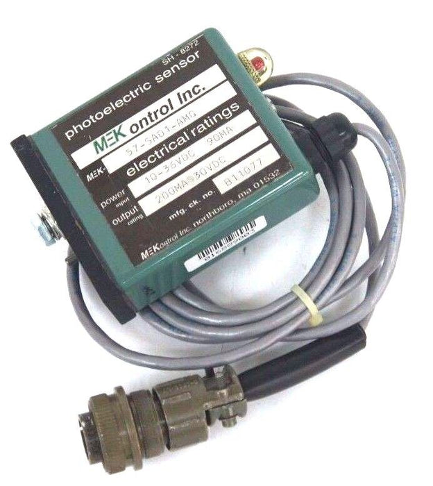 NIB MEKONTROL MEK-57-SA01-AMG PHOTOELECTRIC SENSOR 10-36VDC 90MA B11077