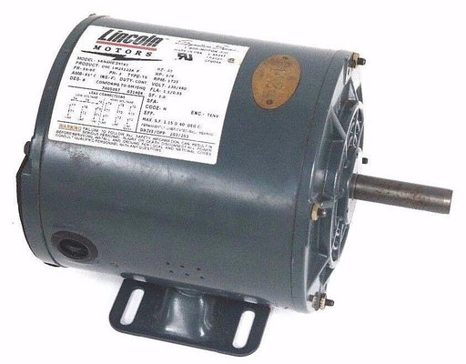 LINCOLN SRN4H0.25T61 MOTOR DVC LM25123A P FR:56-60 PH:3 TYPE:TS PRM:1725 60HZ