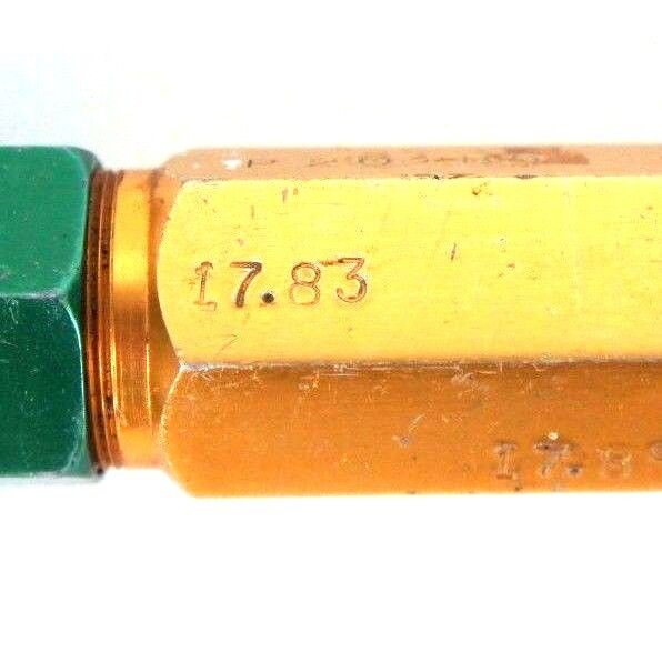 DELTRONIC PLUG GAGE GO 17.83 MM NO GO 17.88 MM P20385