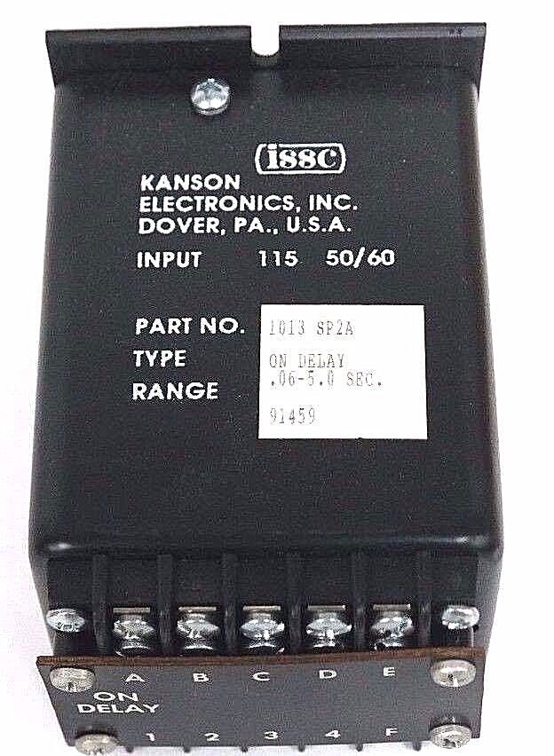 NIB ISSC KANSON 1013-SP2A TIMER STATE TYPE ON DELAY .06-5.0 SEC. 115 50/60 91459