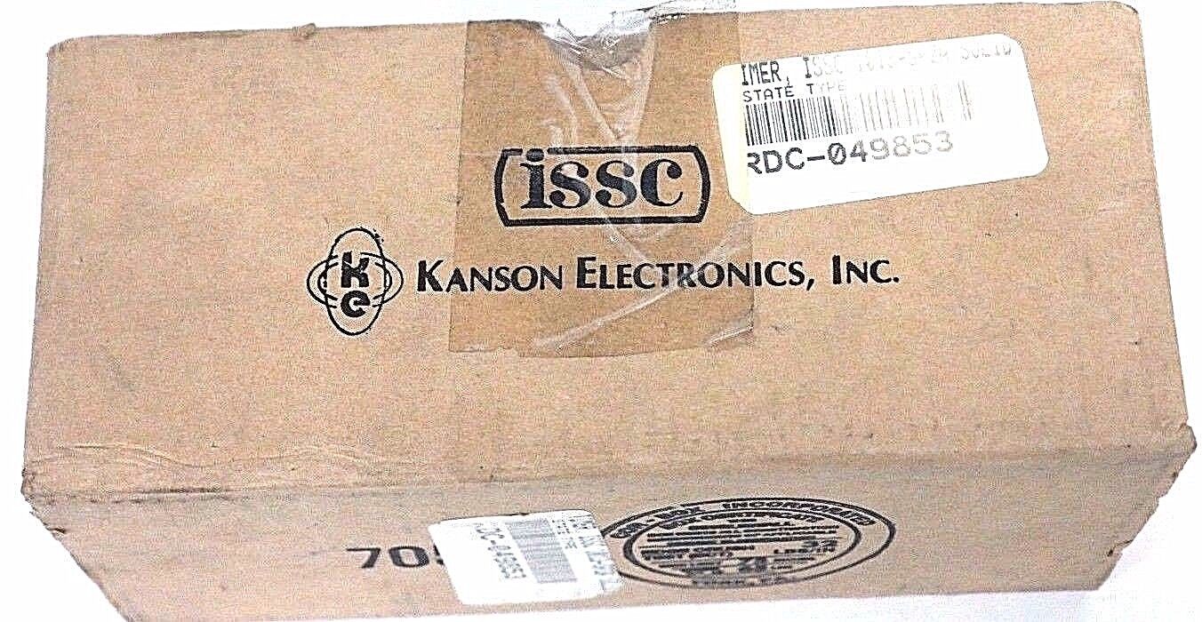 NIB ISSC KANSON 1013-SP2A TIMER STATE TYPE ON DELAY .06-5.0 SEC. 115 50/60 91459