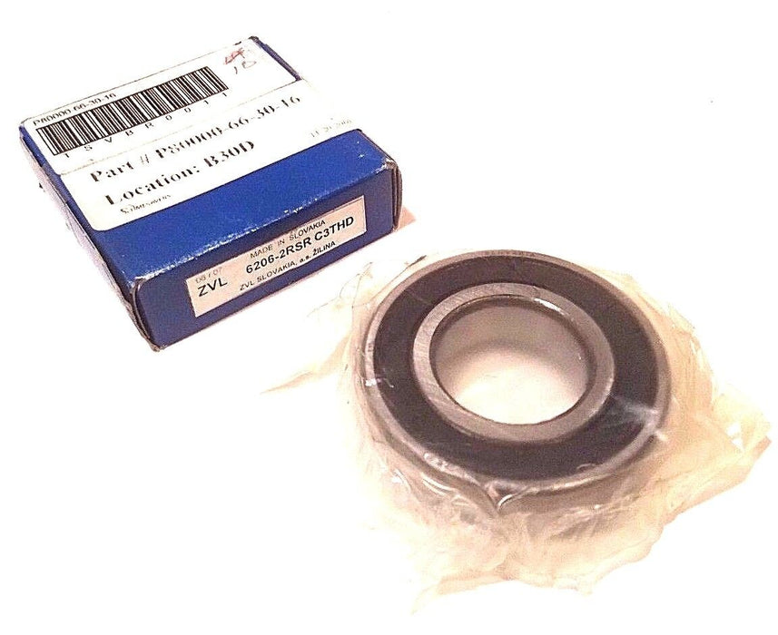 LOT OF 4 NIB ZVL 6206-2RS C3THD BALL BEARINGS P80000663016, 62062RSC3THD