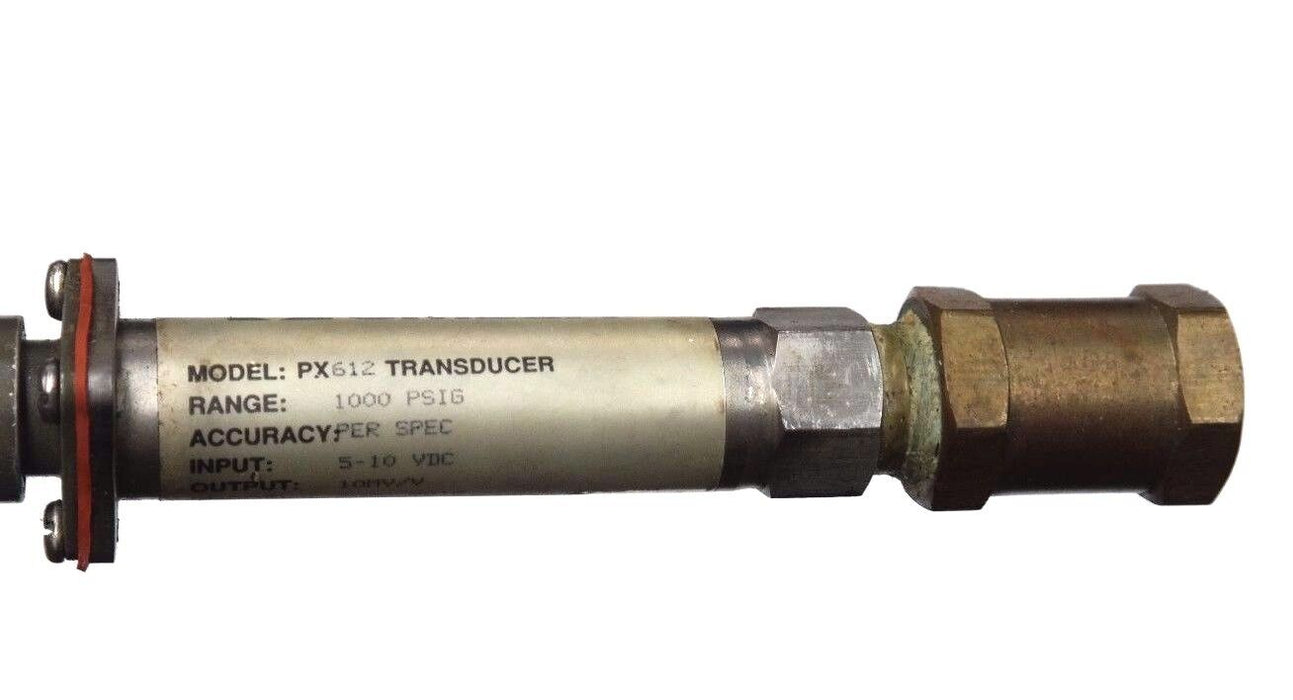 OMEGA PX612 TRANSDUCER 1000 PSIG, 5-10VDC10MV/V, 2000PSIG