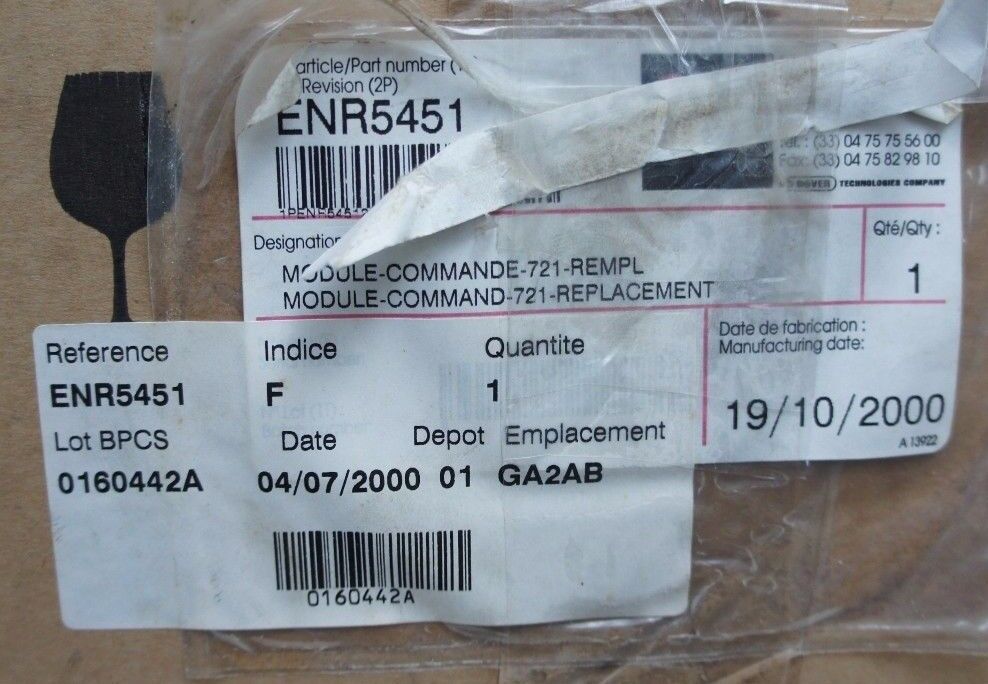 IMAJE 721 INKJET CODER ENR5451 W/ NEW ENR5842 HAND HELD TERMINAL PBS 3159