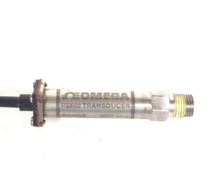OMEGA PX602 TRANSDUCER RANGE: 3000PSIG PROOF: 4500PSIG INPUT: 5-10VDC OUTPUT 10M