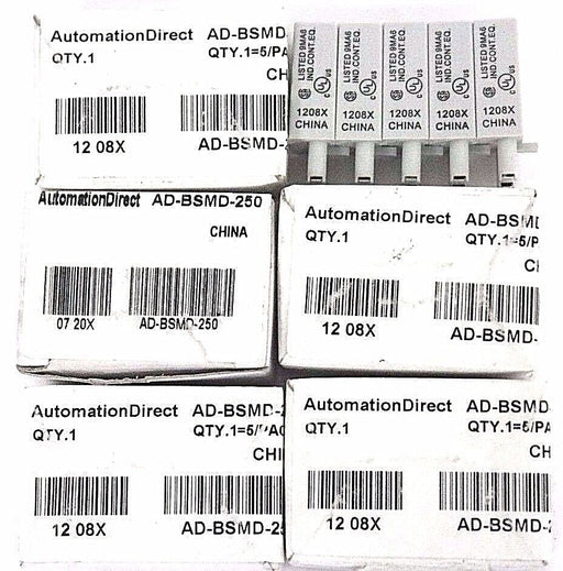 NIB AUTOMATION DIRECT AD-BSMD-250 PROTECTION DIODE MODULE 0720X - LOT OF 25