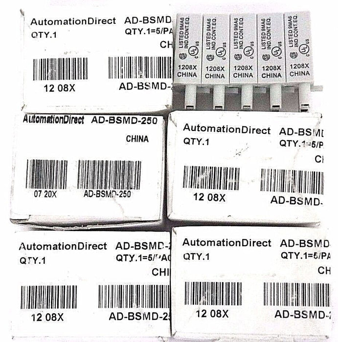 NIB AUTOMATION DIRECT AD-BSMD-250 PROTECTION DIODE MODULE 0720X - LOT OF 25