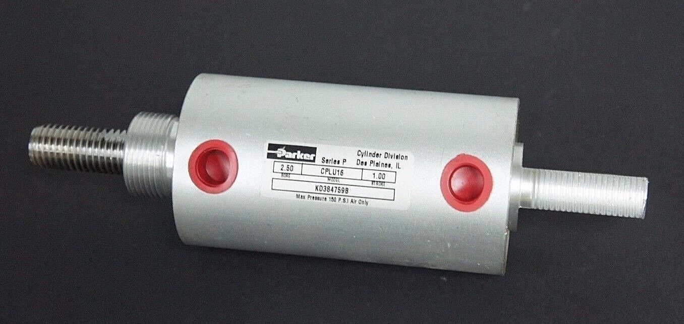 NEW PARKER SERIES P CYLINDER MODEL KD384759B,  2.5" BORE 1.00" STROKE, CPLU16