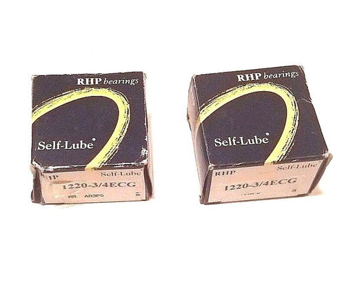 LOT OF 2 NIB RHP 1220-3/4ECG SHIELDED BALL BEARINGS 122034ECG