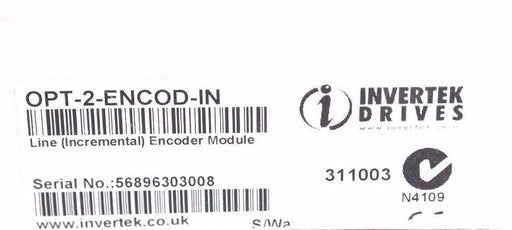 NIB INVERTEK DRIVES OPT-2-ENCOD-IN INCREMENTAL ENCODER INTERFACE MODULE