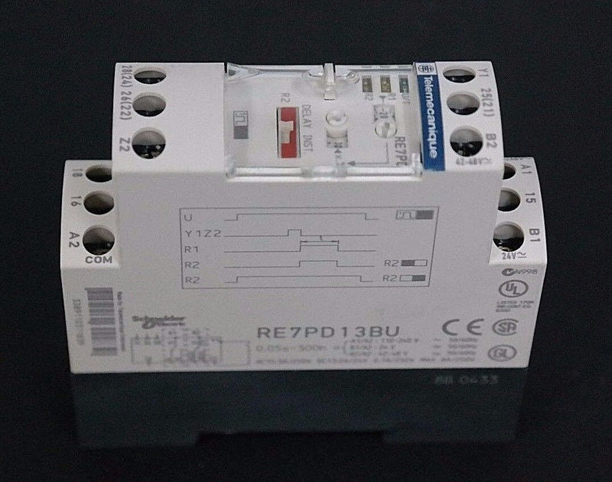 NIB TELEMECANIQUE RE7 PD13BU PULSE-ON ENERGISTION TIMER RELAY 031183 RE7PD13BU