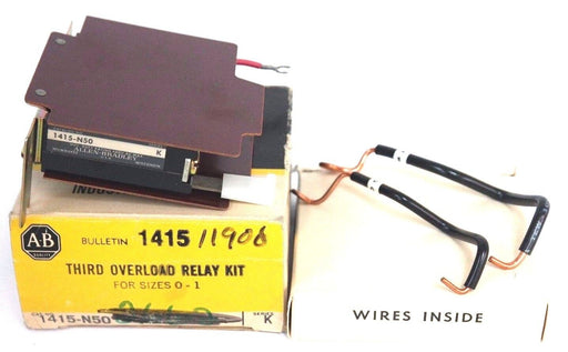 NIB ALLEN BRADLEY 1415-N50 SERIES. K THIRD OVERLOAD RELAY KIT FOR SIZES 0-1