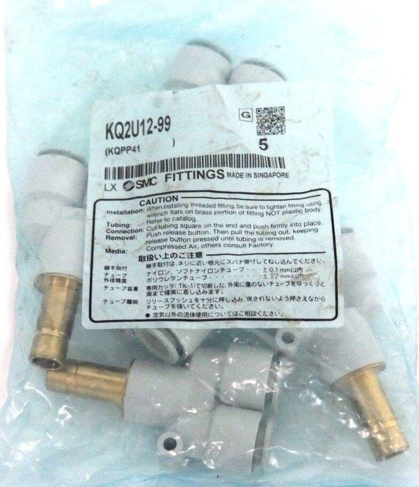 NIB SMC KQ2U12-99 FITTING KQ2U1299 - LOT OF 5