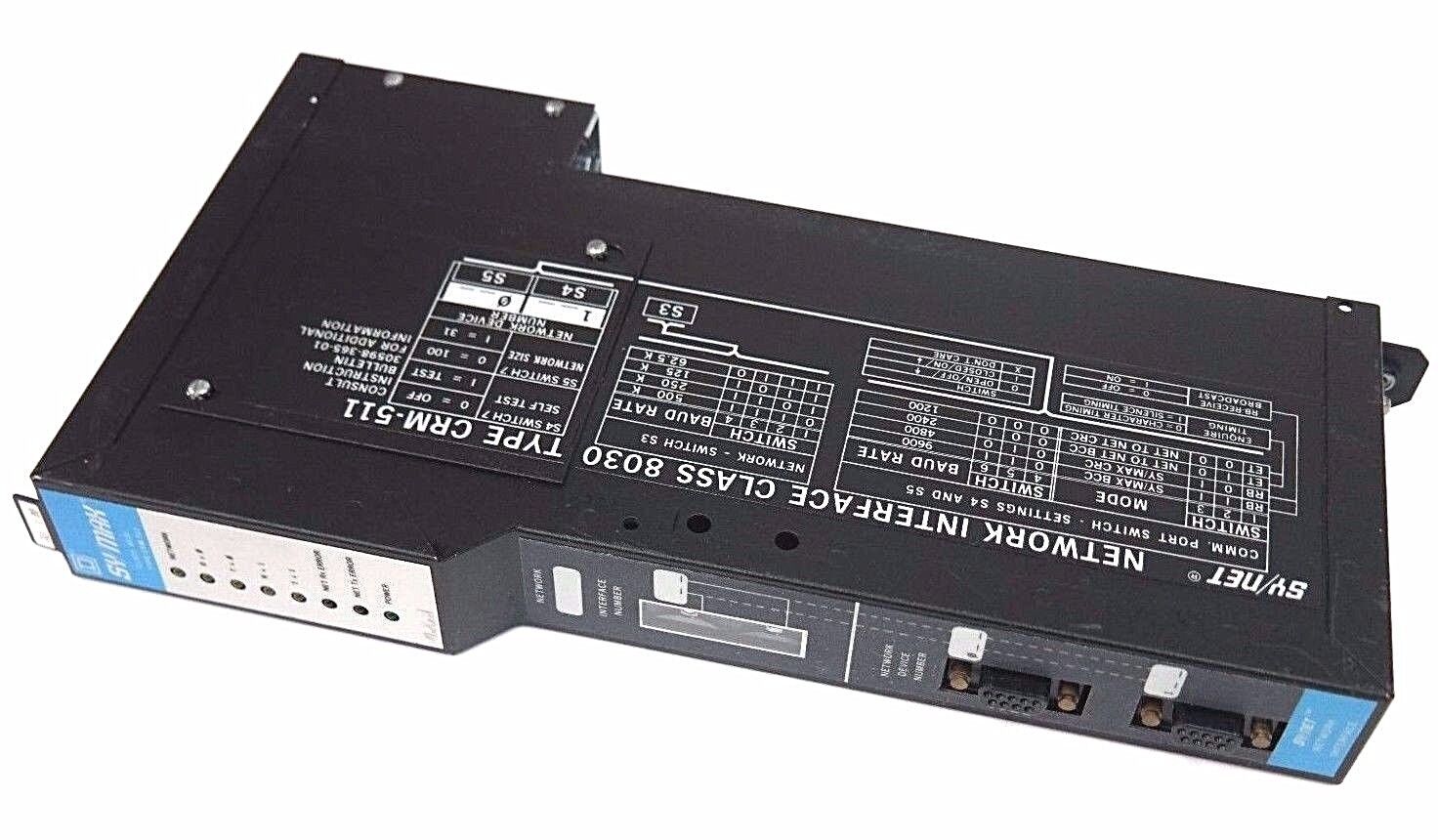 SQUARE D SY/NET 8030-CRM-511R SERIES. A2 1.00 30608-502-50 NETWORK INTERFACE