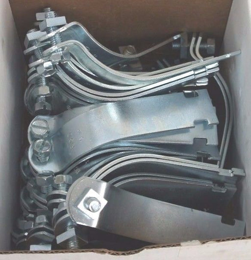 BOX OF 25 NEW PHOENIX 3-1/2" RIGID STRUT CLAMPS SCR 0350EG