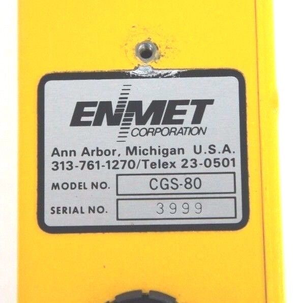 ENMET CGS-80 TRITECTOR SENSOR COMBUSTIBLE GAS DETECTOR, CGS80