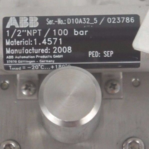 NEW ABB D10A32-5 FLOWMETER 1/2" NPT 420144761/X043 D10A325