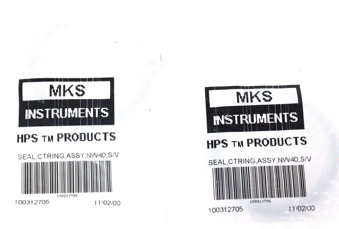 LOT OF 2 NEW MKS 100312705 SEAL, CTRING, ASSY, NW40, S/V