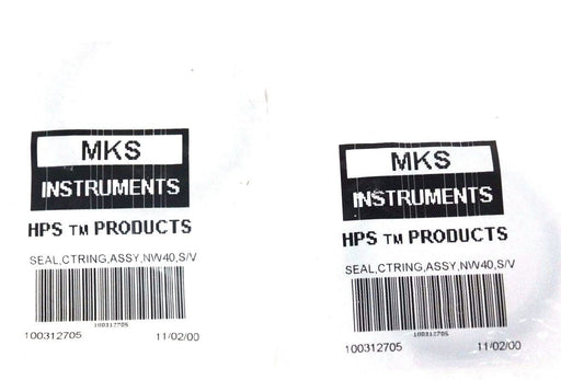 LOT OF 2 NEW MKS 100312705 SEAL, CTRING, ASSY, NW40, S/V