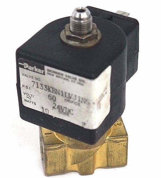 PARKER SKINNER 7133KBN1LVJ1N031D1C2 SOLENOID VALVE 60PSI, 24VDC, 10WATTS