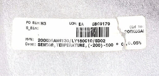 NEW BURNS 200K05ANN130/LY180C10/SD02 SENSOR, TEMPERATURE (-200) - 500 # C, 0.05%