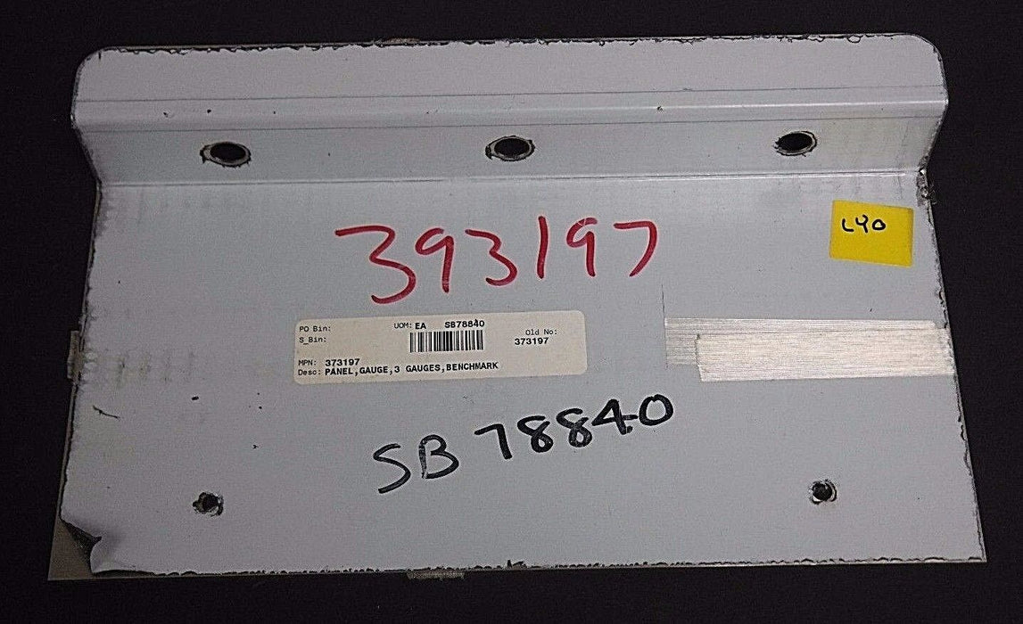 NEW 373197 PANEL, GAUGE, 3 GAUGES, BENCHMARK SB78840