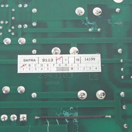 NEW SAPRA Z943103 AUTOCLAVE DIGITAL INPUT BOARD