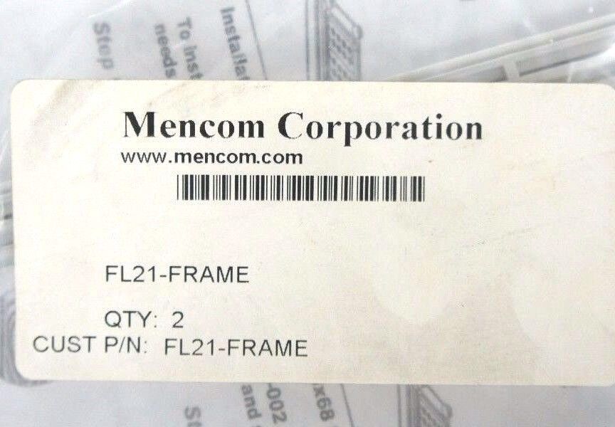 LOT OF 2 NIB MENCOM FL21-FRAME CABLE ENTRY SYSTEM