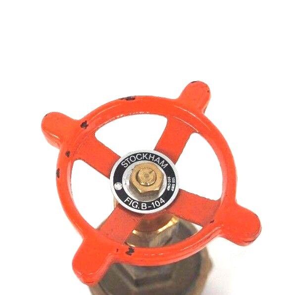 NEW STOCKHAM FIG. B-104 GATE VALVE 1-1/2" SOLDER