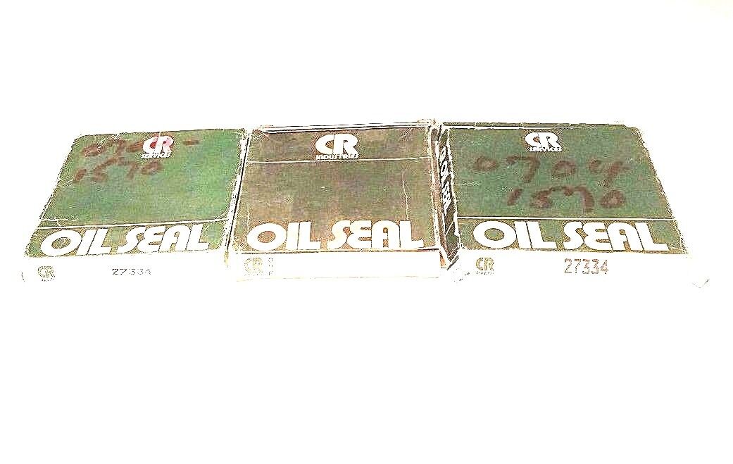 LOT OF 3 NEW CHICAGO RAWHIDE 27334 OIL SEALS CR-27334-USA