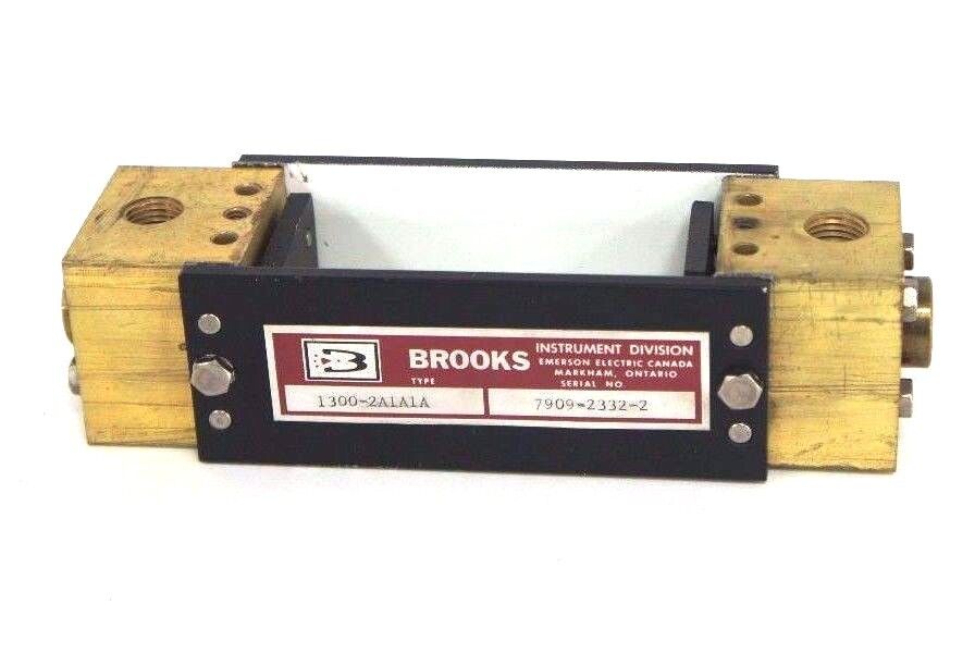 EMERSON BROOKS TYPE 1300-2A1A1A FLOW METER 0-6.5 GPM, 13002A1A1A