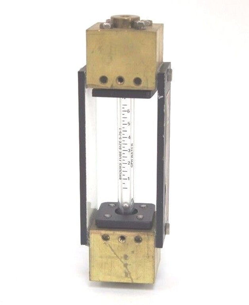 EMERSON BROOKS TYPE 1300-2A1A1A FLOW METER 0-6.5 GPM, 13002A1A1A