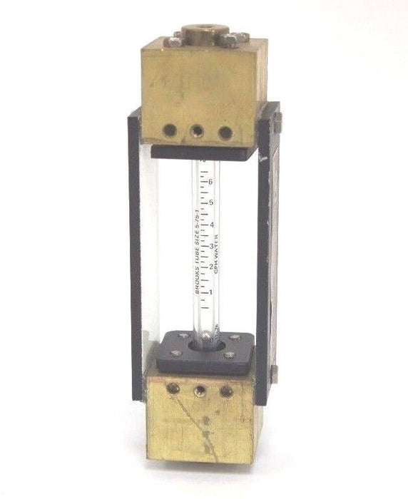 EMERSON BROOKS TYPE 1300-2A1A1A FLOW METER 0-6.5 GPM, 13002A1A1A