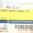 NIB SQUARE D 8030-CC-20 SERIES. D POWER SUPPLY CABLE P2