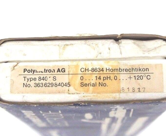 NIB ZELLWEGER USTER 8404S POLMETRON ELECTRODE 36362984045