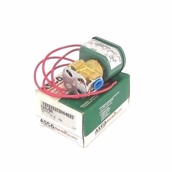 NIB ASCO FBX8262C9004693 VALVE 120V, 60HZ, 1/4'' PIPE, 9 WATTS