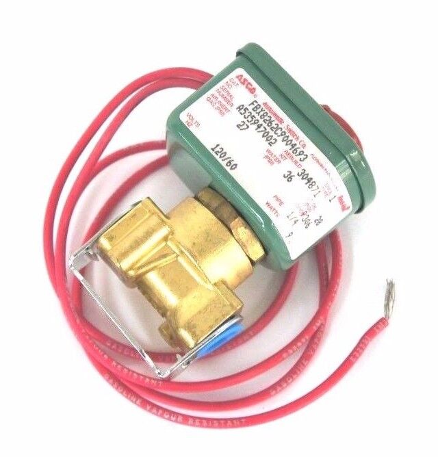 NIB ASCO FBX8262C9004693 VALVE 120V, 60HZ, 1/4'' PIPE, 9 WATTS