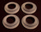 LOT OF 4 NEW KRONES 1-071-11-028-0 ELASTOMER SEAL RINGS, 1071110280