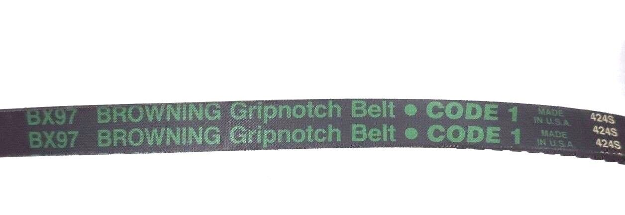 LOT OF 6 NEW BROWNING BX97 GRIPNOTCH BELTS 21/32'' X 100''