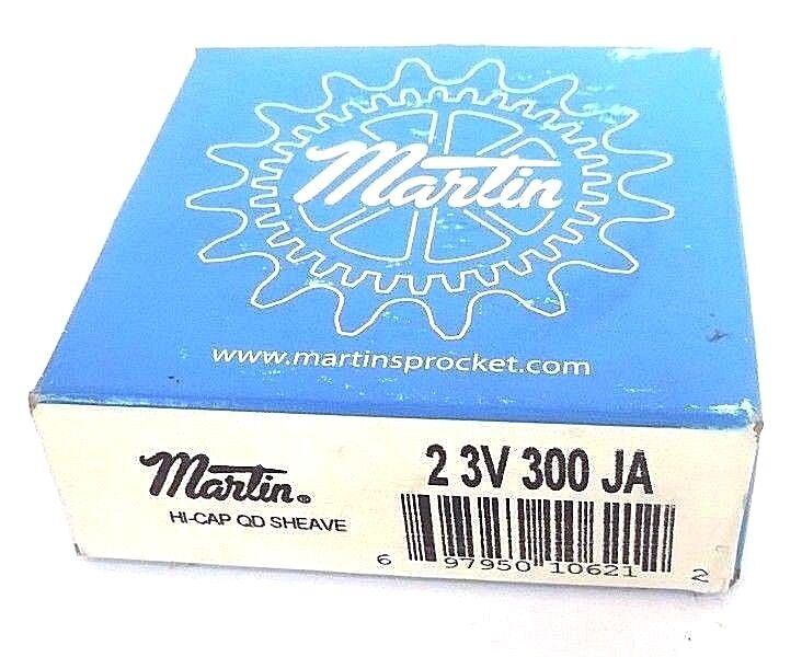 NIB MARTIN 2 3V 300 JA HI-CAP QD SHEAVE 23V300JA, 2-3V-300-JA