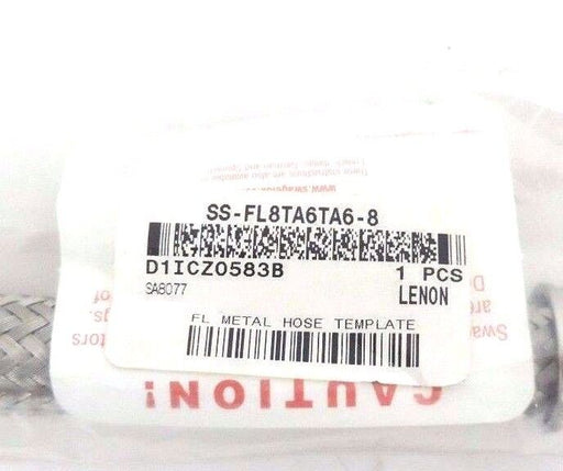 NIB SWAGELOK SS-FL8TA6TA6-8 FL METAL HOSE TEMPLATE SSFL8TA6TA68